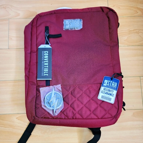 NEW The Flash Star Labs Backpack - Picture 1 of 3